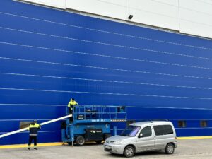 Big Shipyard Industrial Door in
